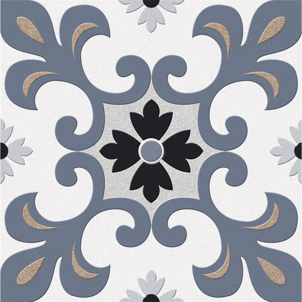 TARA FLOORTILE 40X40CM MORROCAN ROYAL BLUE  0.96M2