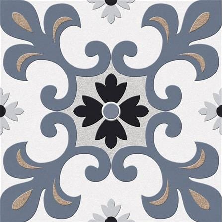 TARA FLOORTILE 40X40CM MORROCAN ROYAL BLUE  0.96M2