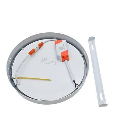 FSL SURFACE DOWNLIGHT LED 8"24W COOL WHITE ROUND WHITE