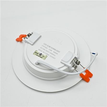 FSL DOWNLIGHT PANEL LED 4" 12W ACRYLIC COOL WHITE ROUND WHITE