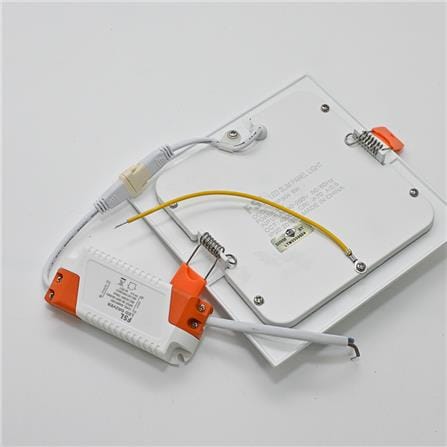 FSL DOWNLIGHT PANEL LED 4" 9W ACRYLIC COOL WHITE SQUARE WHITE
