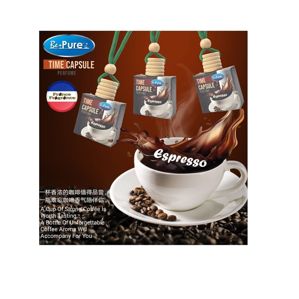 BEPURE TIME CAPSULE PERFUME 10ML ESPRESSO