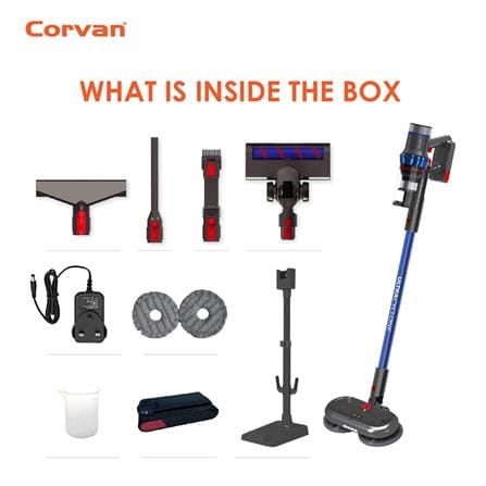 CORVAN STICK VACUUM+MOP K18 0.8LITER RUNTIME 50MINUTES