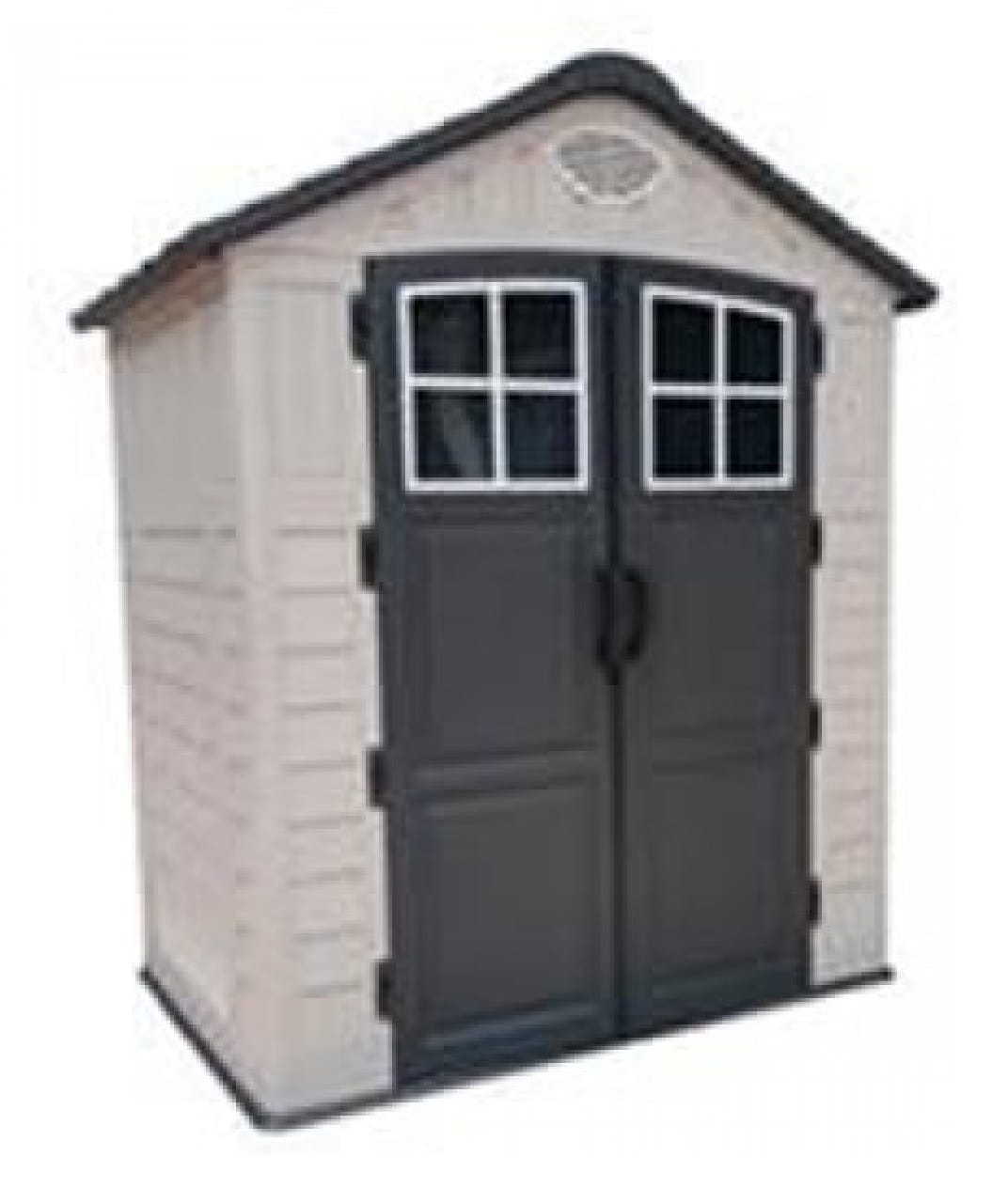 STORAGE SHED WITH OPAQUE TOP PANELS SPRING EVEREST N1B1 197X129CM