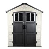 STORAGE SHED WITH OPAQUE TOP PANELS SPRING EVEREST N1B1 197X129CM