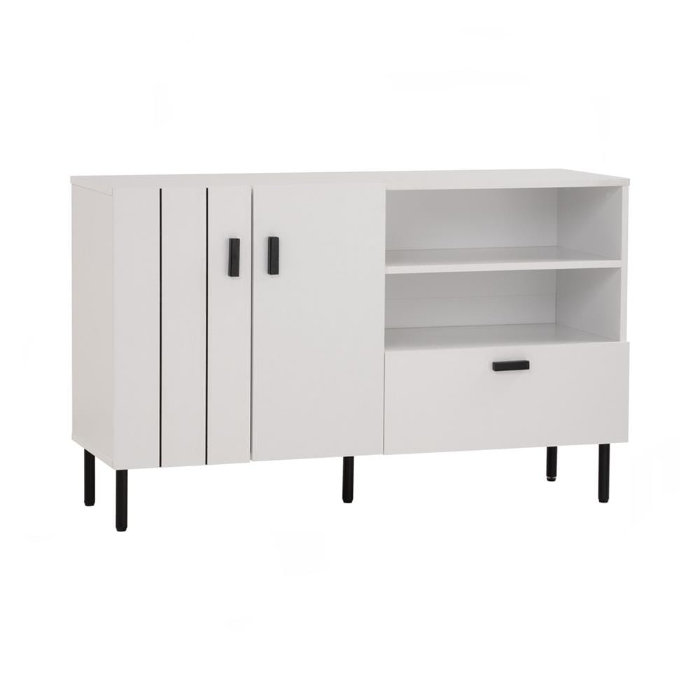 NUHOOM HIGH CABINET SIDEBOARD KOTKA 1.2M WHITE 802/161
