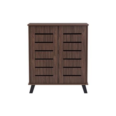 NUHOOM SHOES CABINET IRAN 2 DOOR NATURAL WALNUT