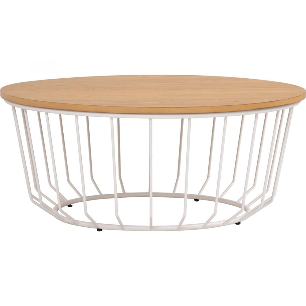 NESTHOUZ FLUX ROUND COFFEE TABLE 801/102 NATURAL COLOUR