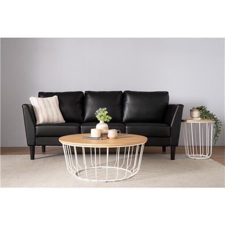 NESTHOUZ FLUX ROUND COFFEE TABLE 801/102 NATURAL COLOUR