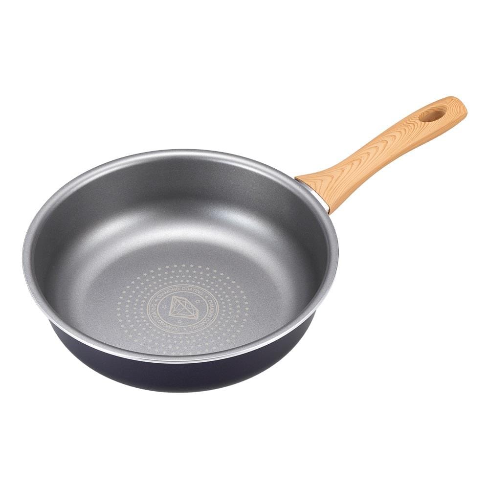 AIMEDIA JAPAN IH DIAMOND DEEP FRYPAN 26cm GLITTER MIDNIGHT BLUE