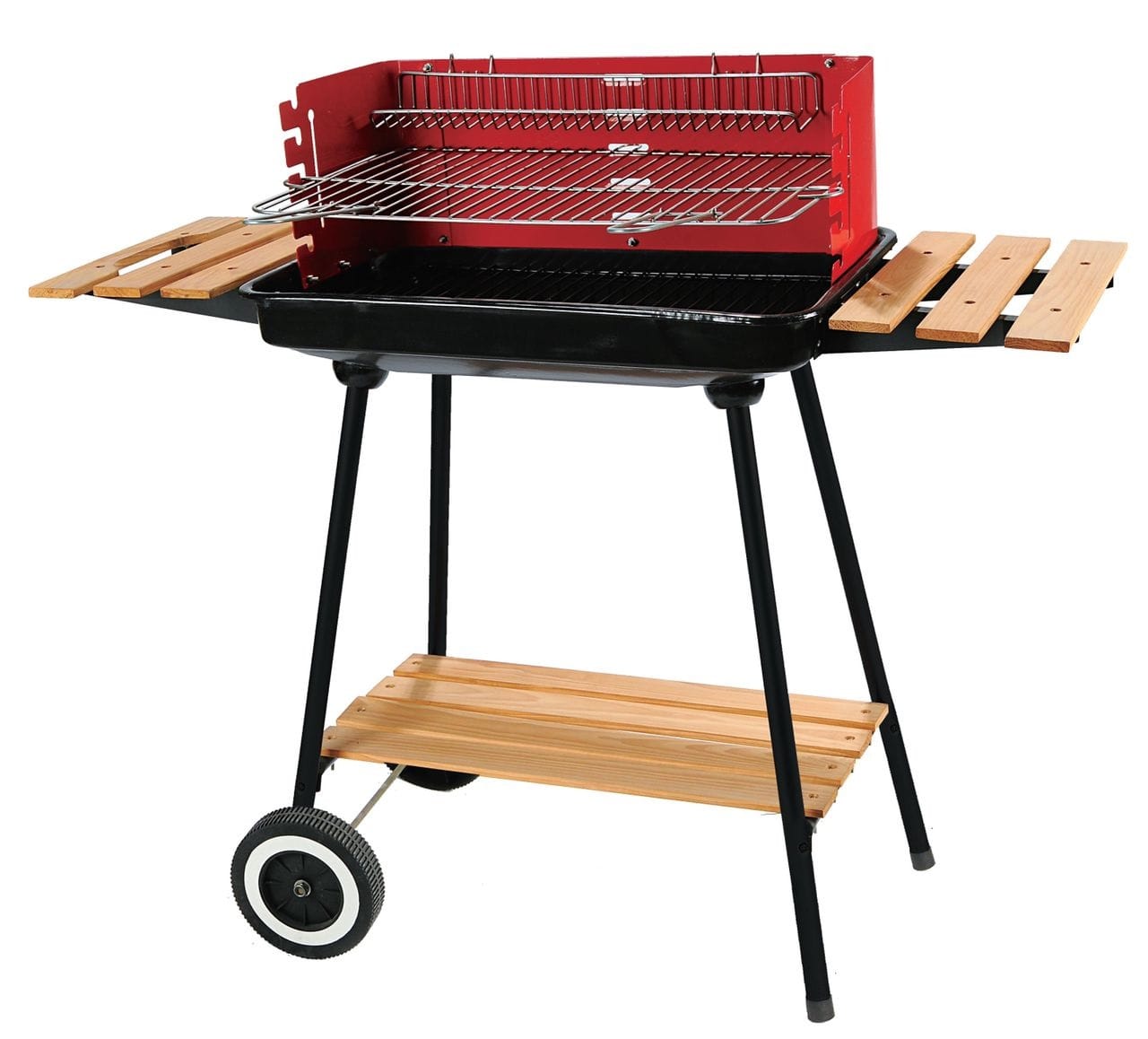 SPRING  RED-BLACK CHARCOAL BARBECUE