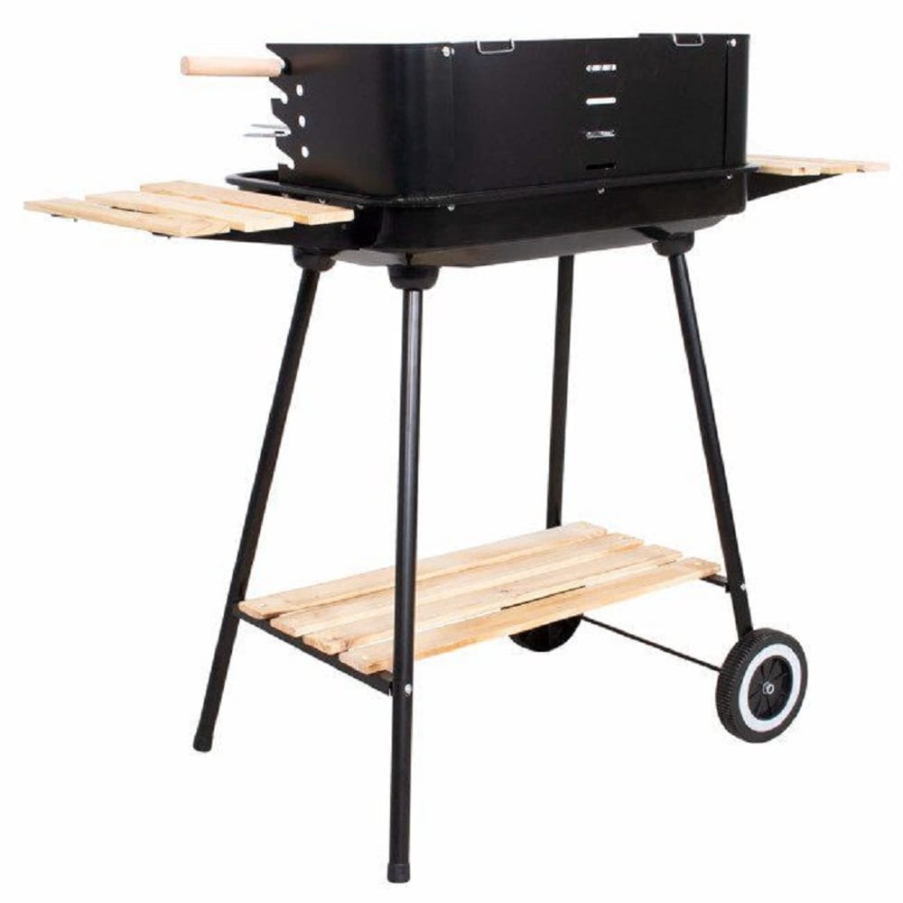 SPRING  RED-BLACK CHARCOAL BARBECUE
