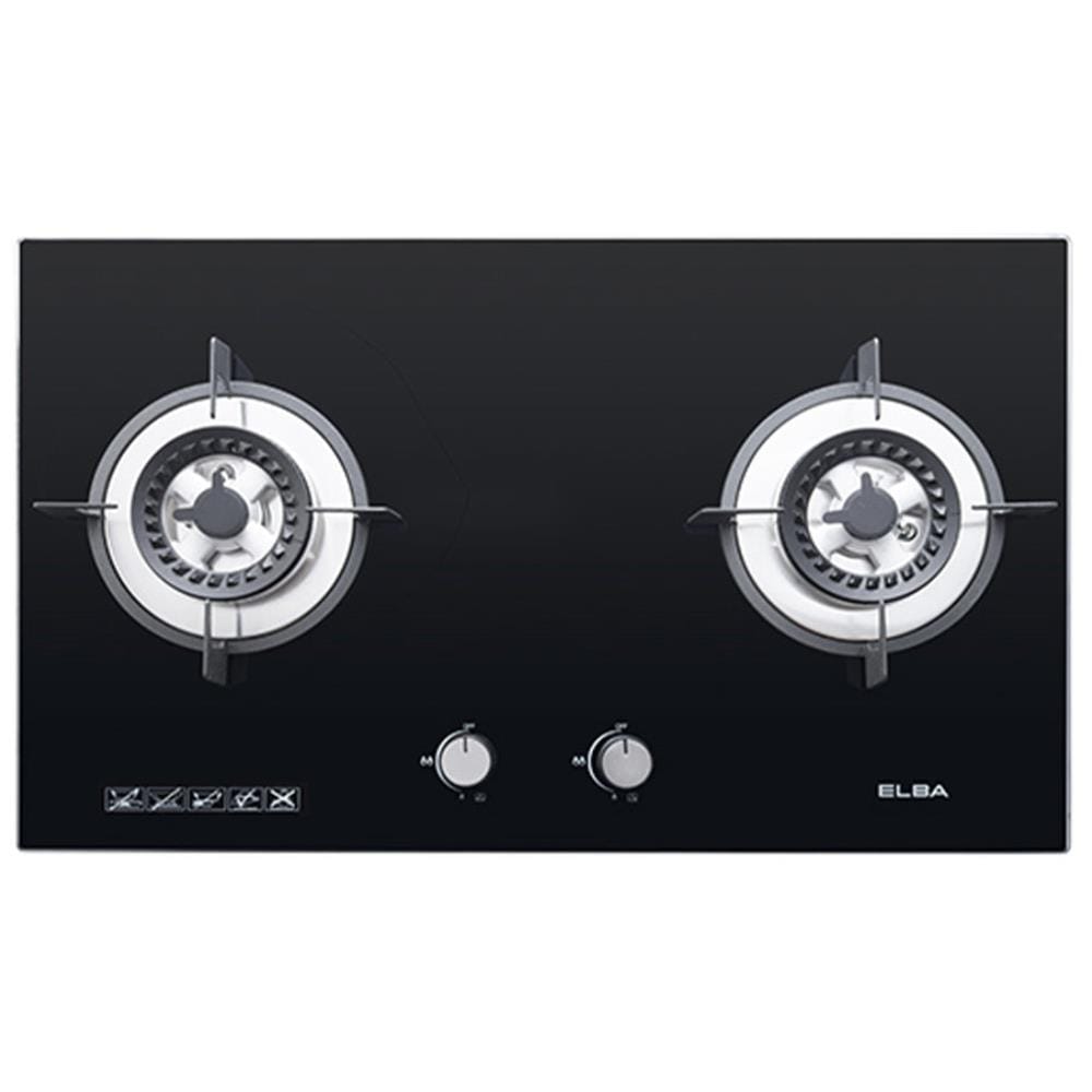 ELBA GAS HOB EGH-K8842G(BK) 2BURNER 5KW 76CM