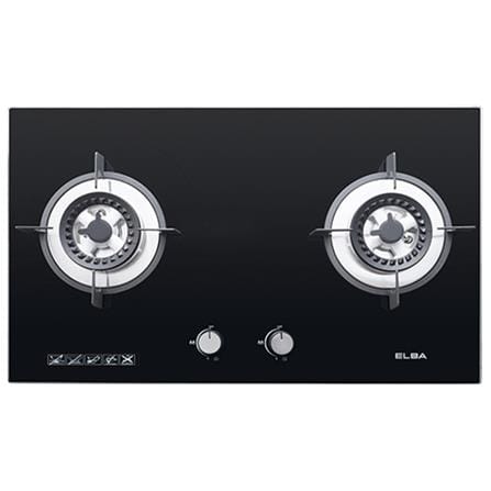 ELBA GAS HOB EGH-K8842G(BK) 2BURNER 5KW 76CM