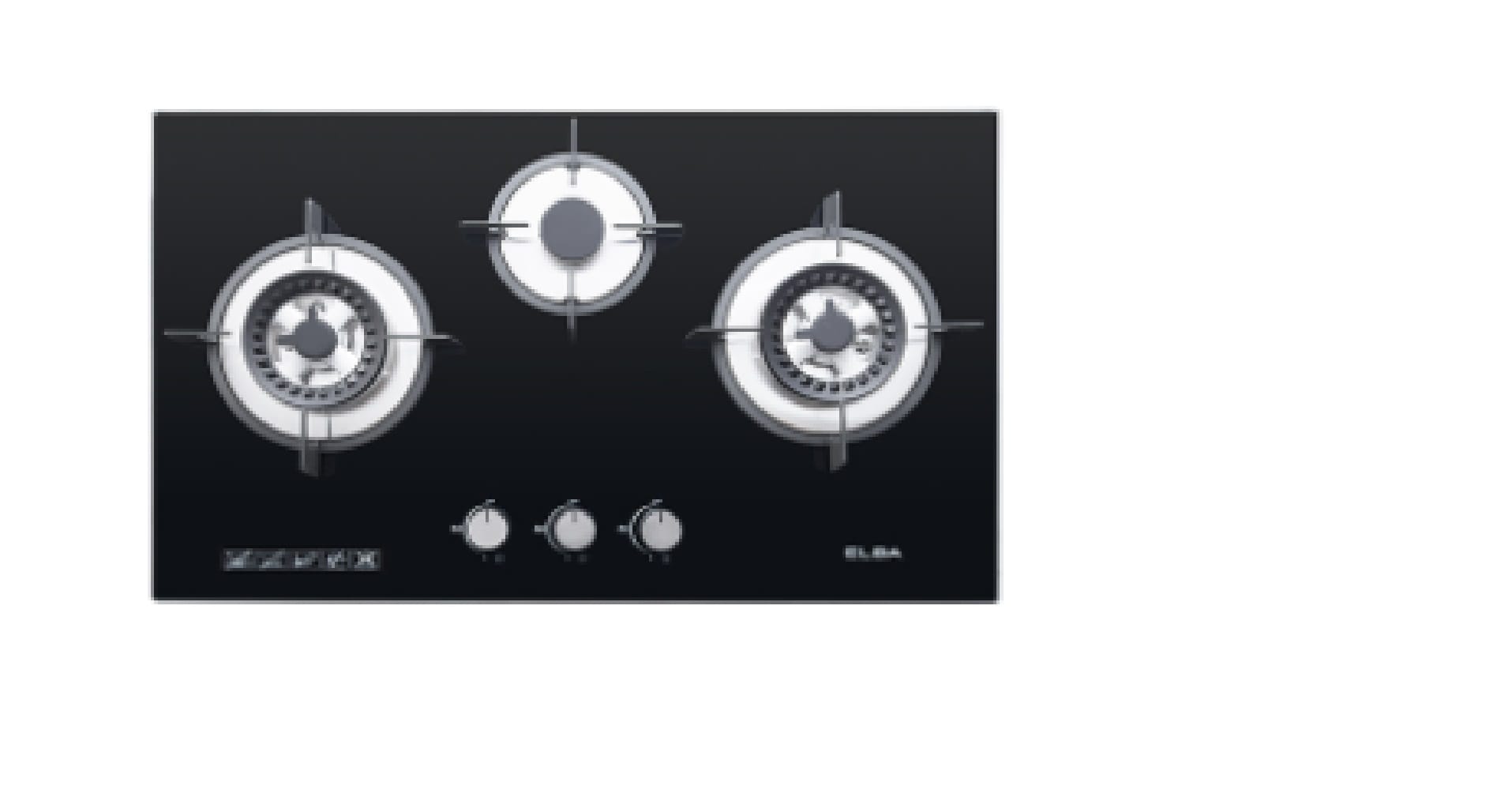 ELBA GAS HOB EGH-K8843G(BK) 3BURNER 5KW 76CM