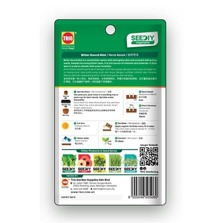 TRIO SEEDIY BITTER GOURD MINI SEED