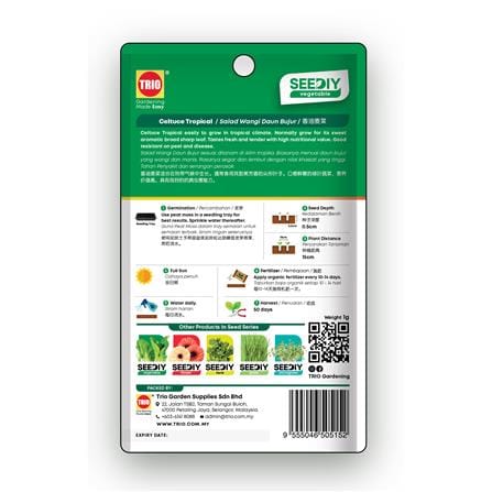 TRIO SEEDIY CELTUCE TROPICAL SEED