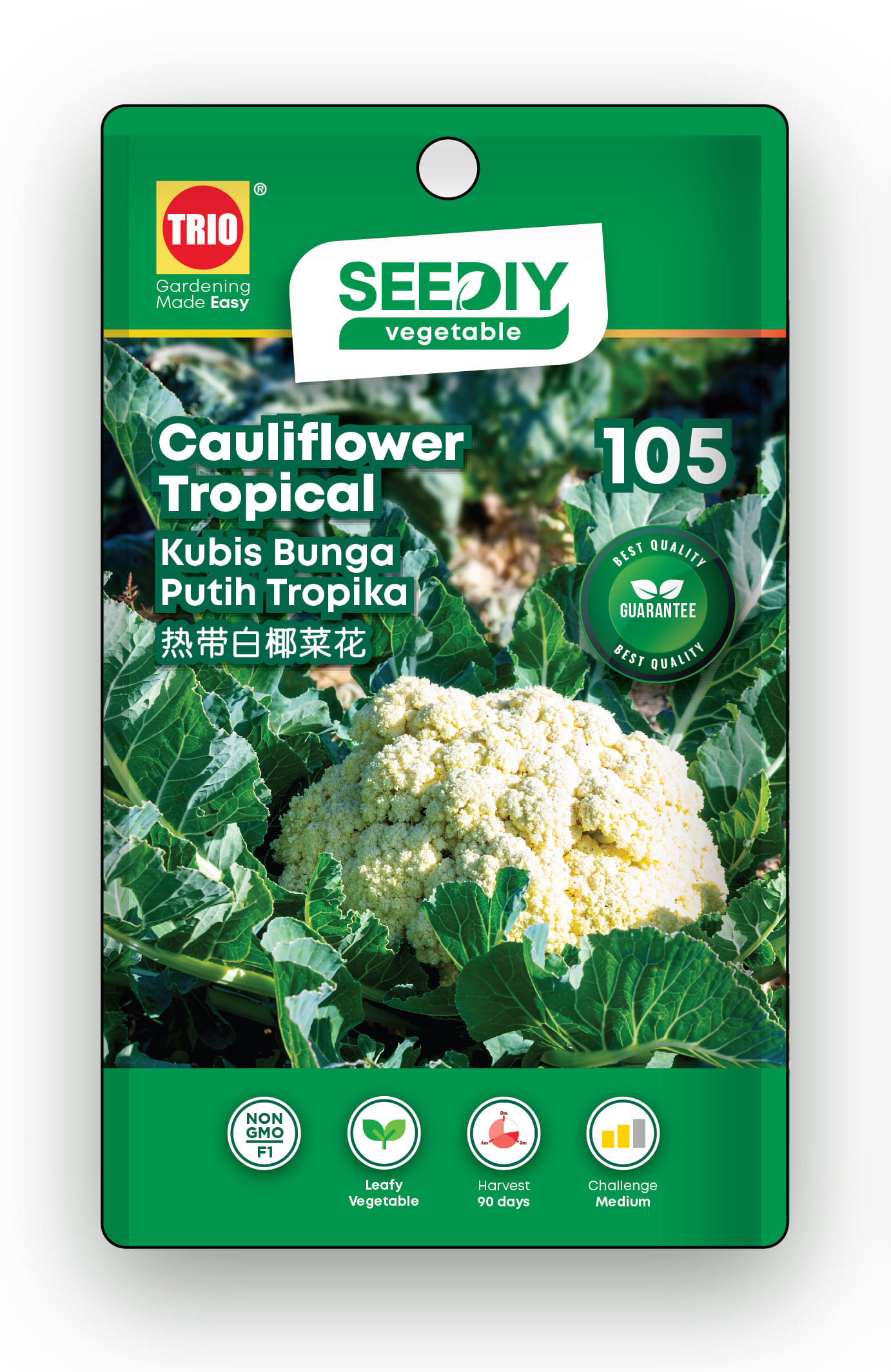 TRIO SEEDIY CAULIFLOWER TROPICAL SEED