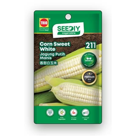 TRIO SEEDIY CORN SWEET WHITE SEED
