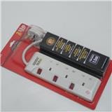 MORRIES EXTENSION SOCKET 3GANG 1.5M WITH NEON WHITE MS3233-1.5