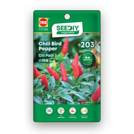 TRIO SEEDIY CHILI BIRD PEPPER SEED