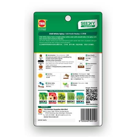 TRIO SEEDIY CHILI WHITE SPICY SEED