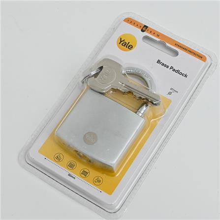 YALE 50MM BRASS PADLOCK Y120B/50/127/1