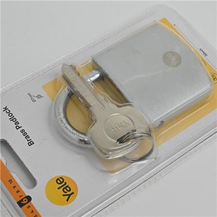 YALE 50MM BRASS PADLOCK Y120B/50/127/1