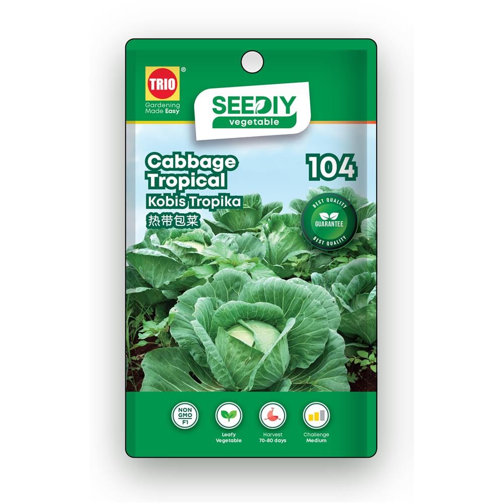 TRIO SEEDIY CABBAGE TROPICAL SEED