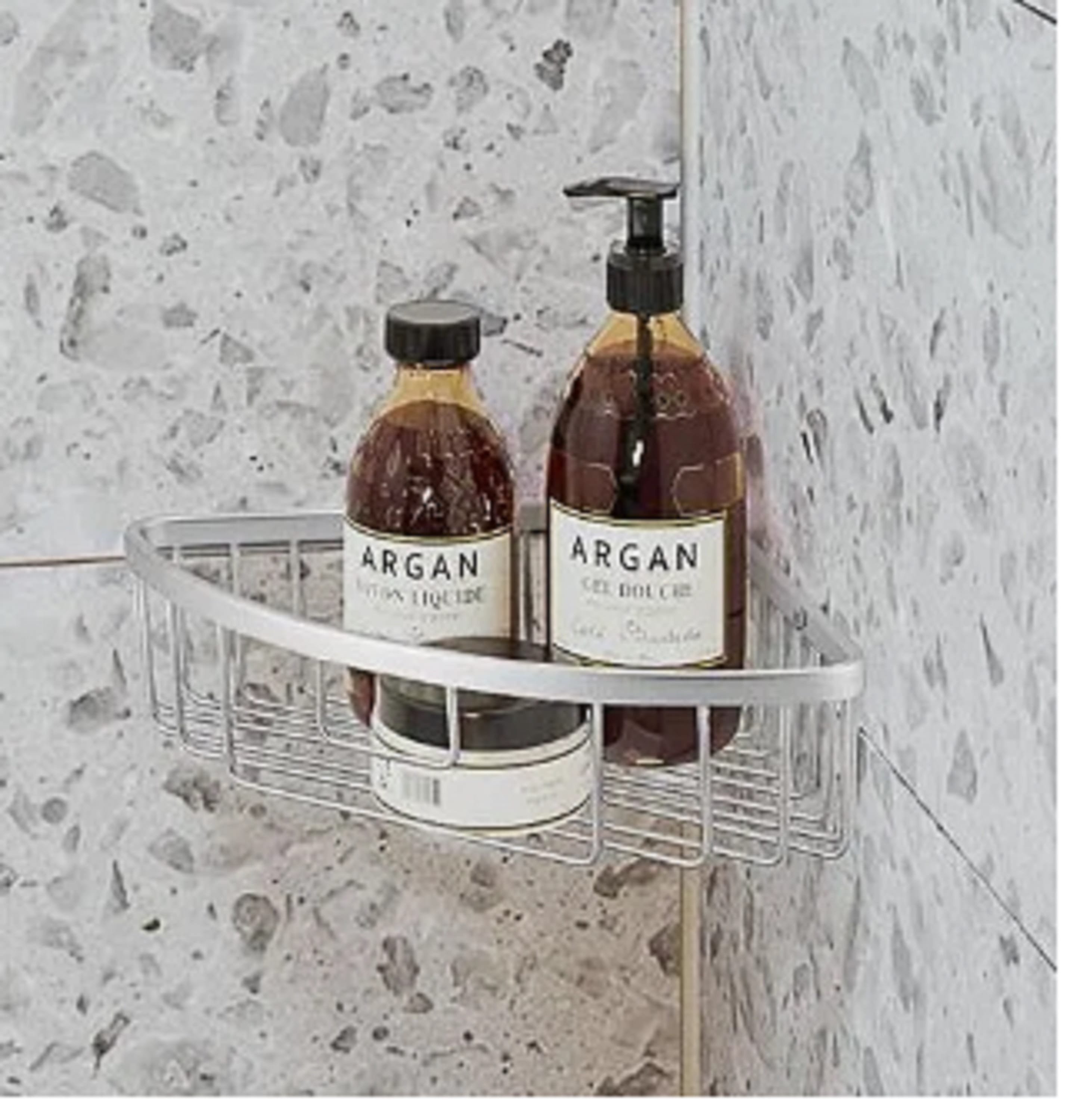 BATH RACK 1TIER MOYA KU033.01  ALUMINIUM