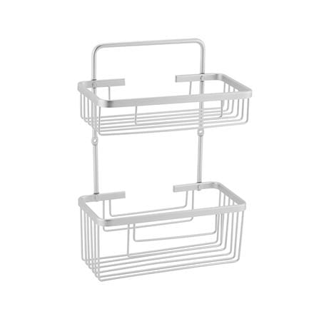 MOYA BATH RACK 2TIER KU104.01 ALUMINIUM