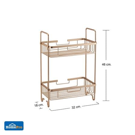 MOYA BATH RACK 2 TIER KU113.04 ROSE GOLD