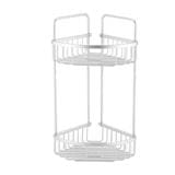 MOYA BATH RACK 2TIER KU119.01 ALUMINIUM H48XW28.50XD22 CM