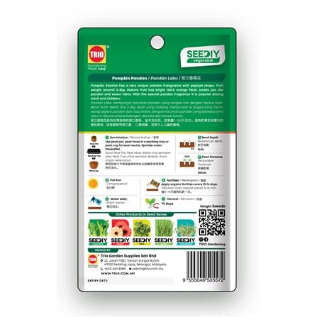 TRIO SEEDIY PUMKIN PANDAN SEED