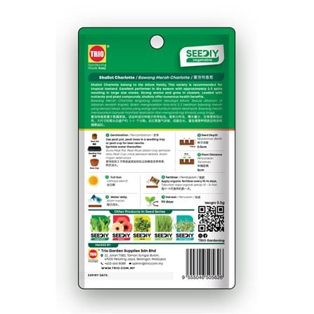 TRIO SEEDIY SHALLOT CHARLOTTE SEED