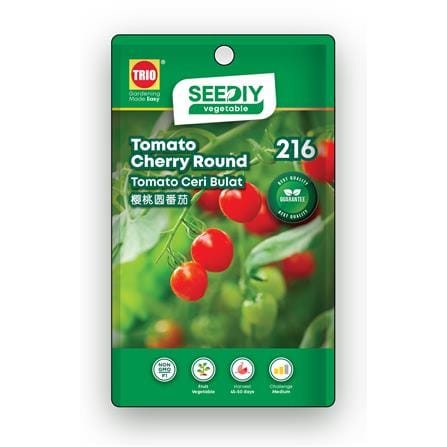 TRIO SEEDIY TOMATO CHERRY ROUND SEED