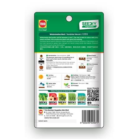 TRIO SEEDIY WATERMELON RED SEED