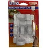 REX REMOVABLE HANDY CLIPS 1868 WHITE