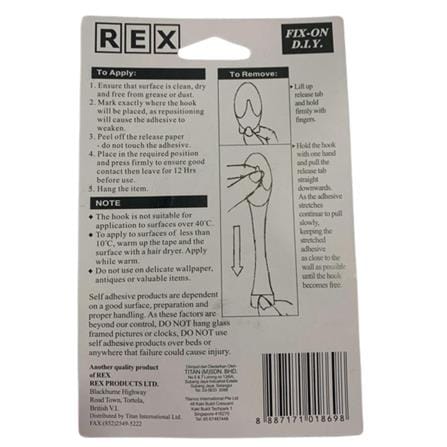 REX MINI PICTURE HANGER 1869 WHITE