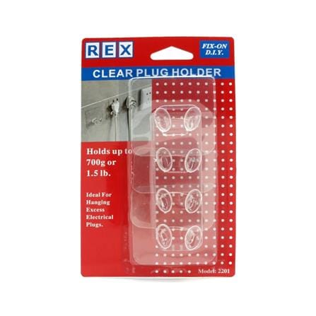 REX CLEAR PLUG HOLDER 2201 CLEAR