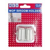 REX MOP/BROOM HOLDER 2200 WHITE