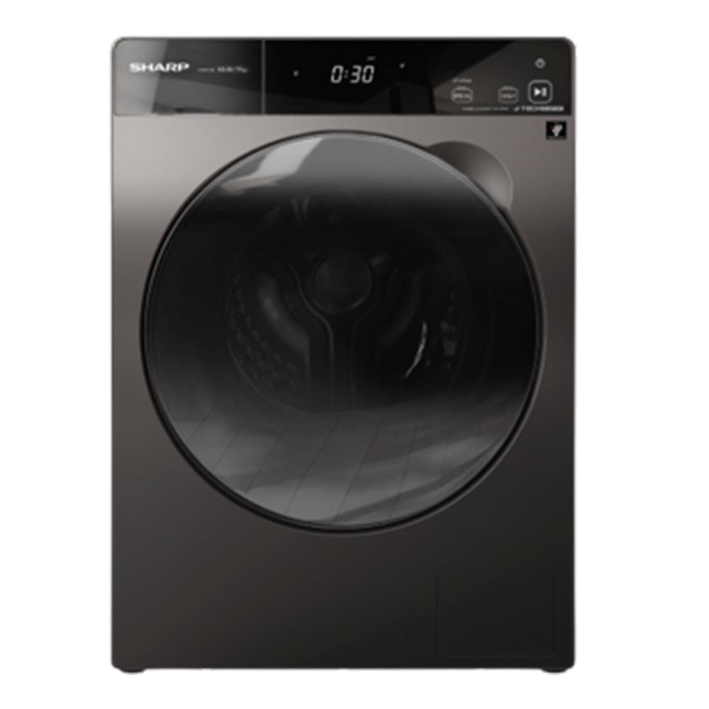 SHARP WASHING MACHINE & DRYER ESDK1054PMS 10.5/7KG D.SILVER