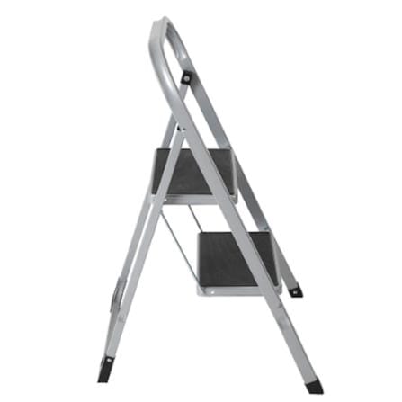 JUN HONG 2 STEPS LADDER JH12102 BLACK/SILVER