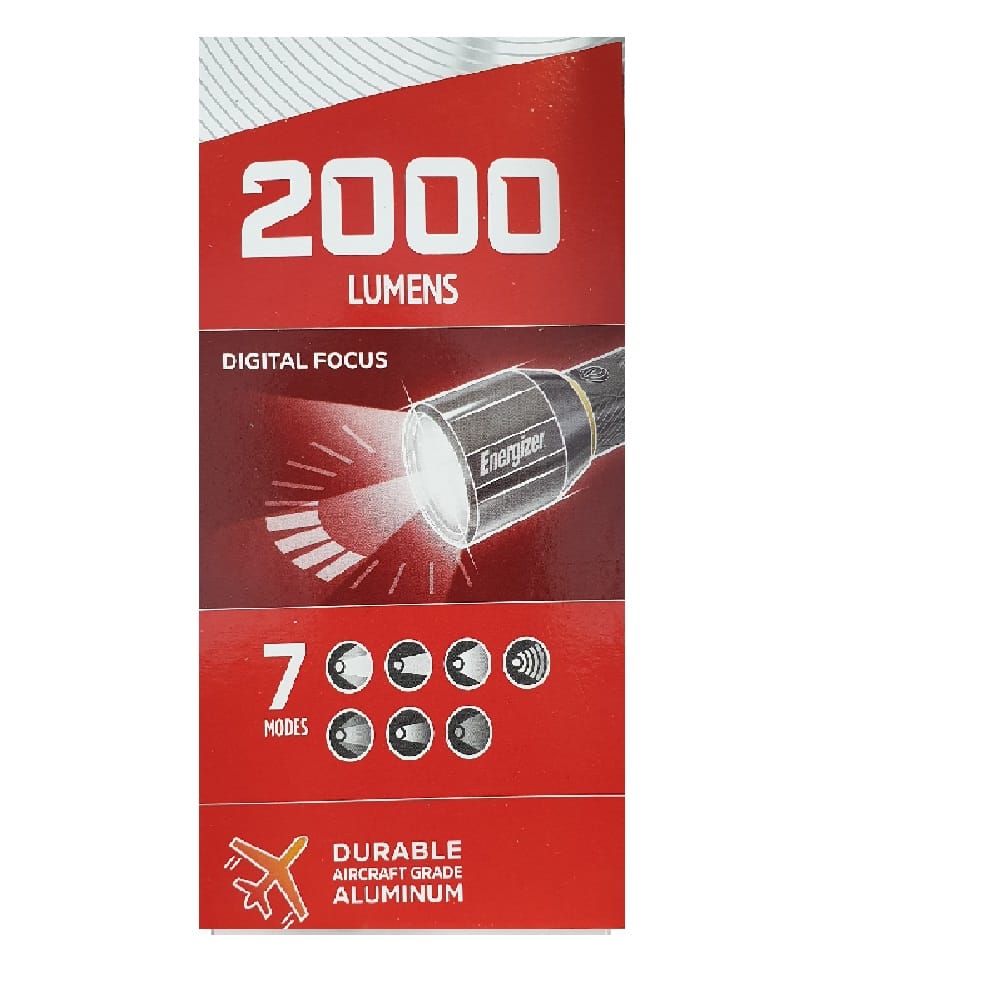 FLASHLIGHT PMZH91 METAL LIGHT ENERGIZER SILVER