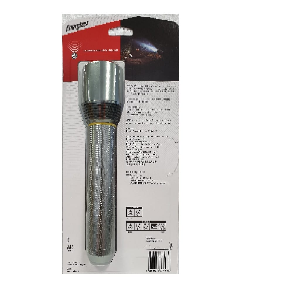 FLASHLIGHT PMZH91 METAL LIGHT ENERGIZER SILVER