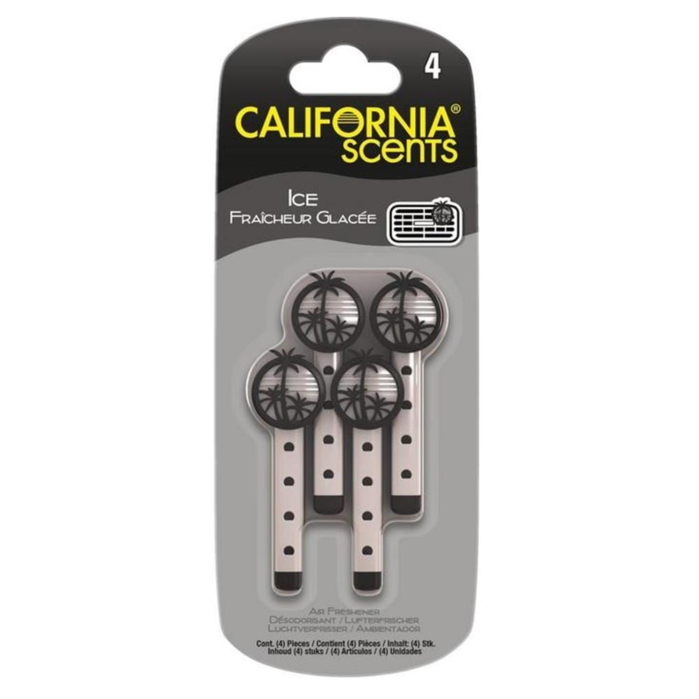 CALIFORNIA SCENTS VENT STICKS - ICE (4's)