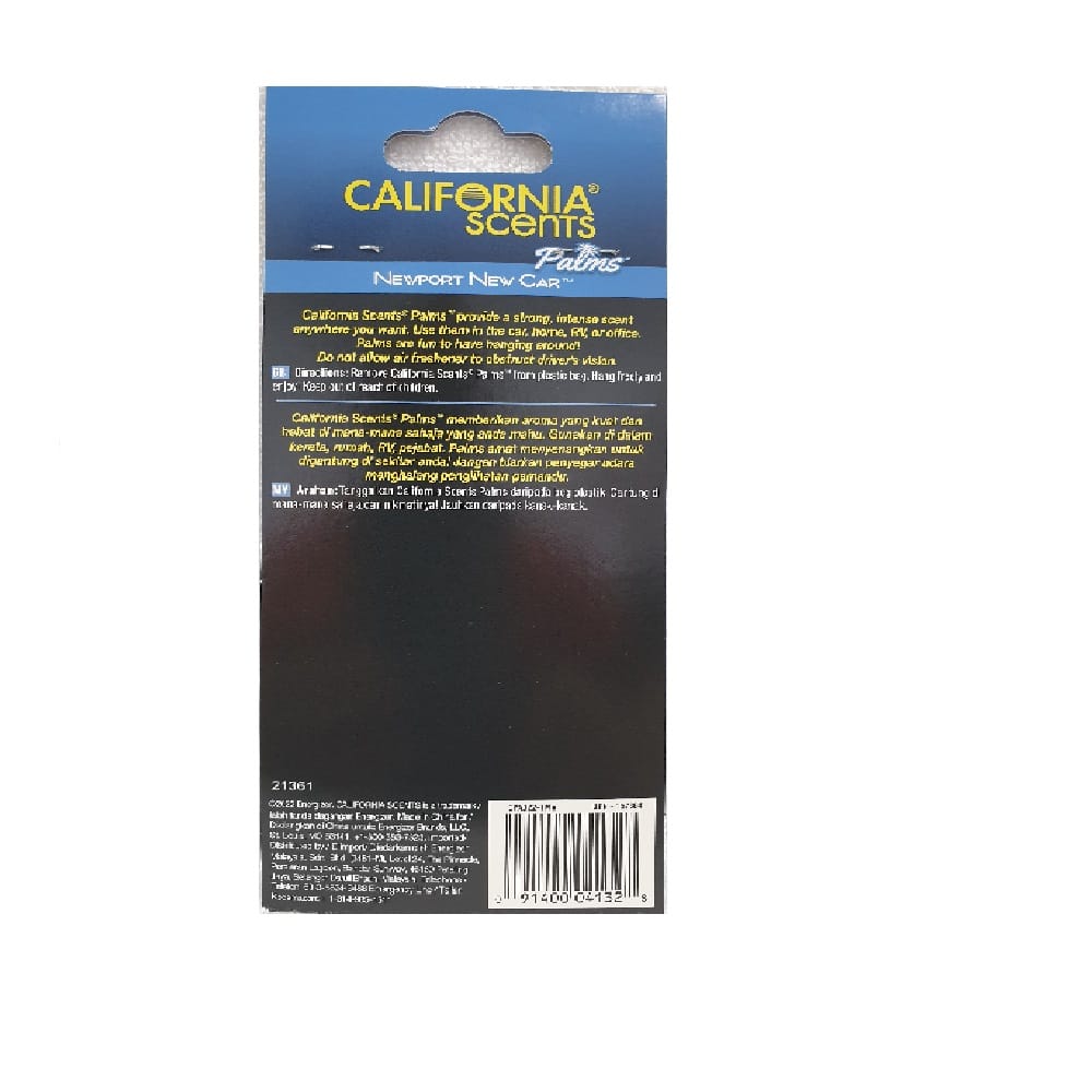 HANGING CALIFORNIA SCENTS CAR INTERIOR CARE