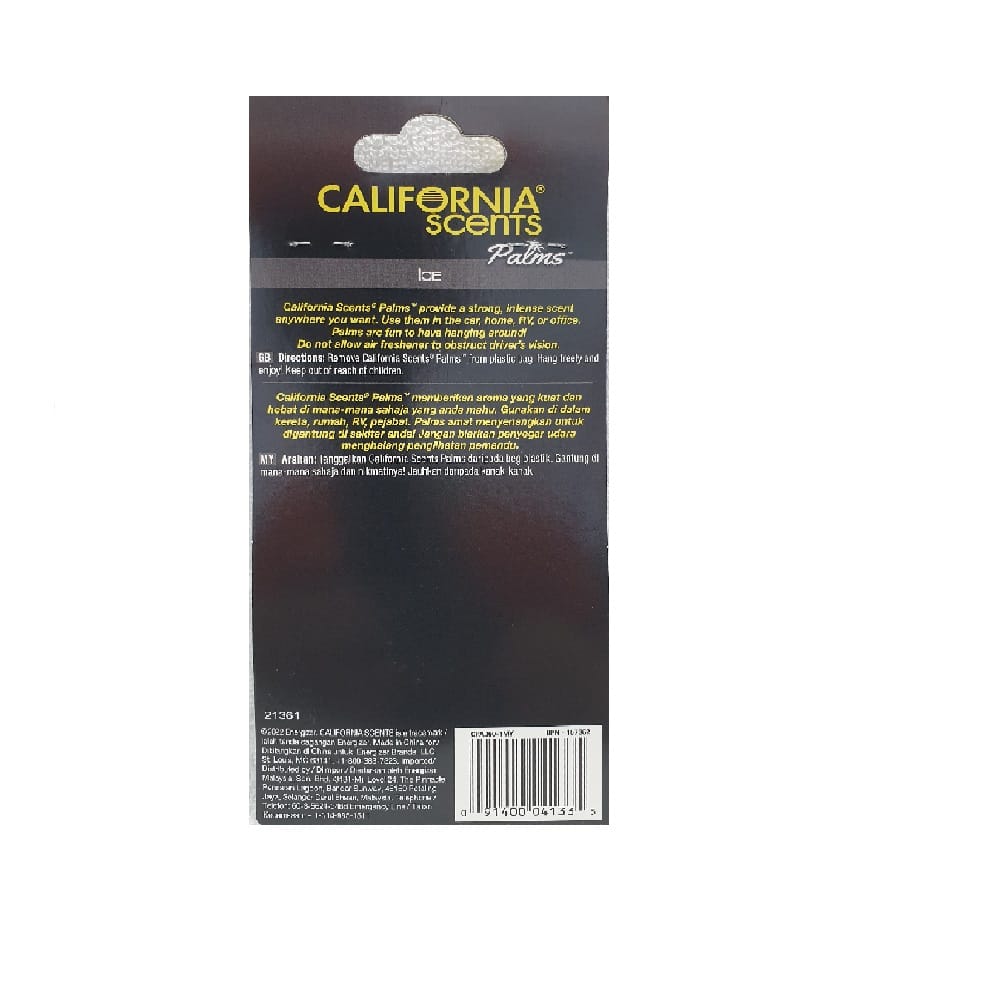 HANGING CALIFORNIA SCENTS CAR INTERIOR CARE