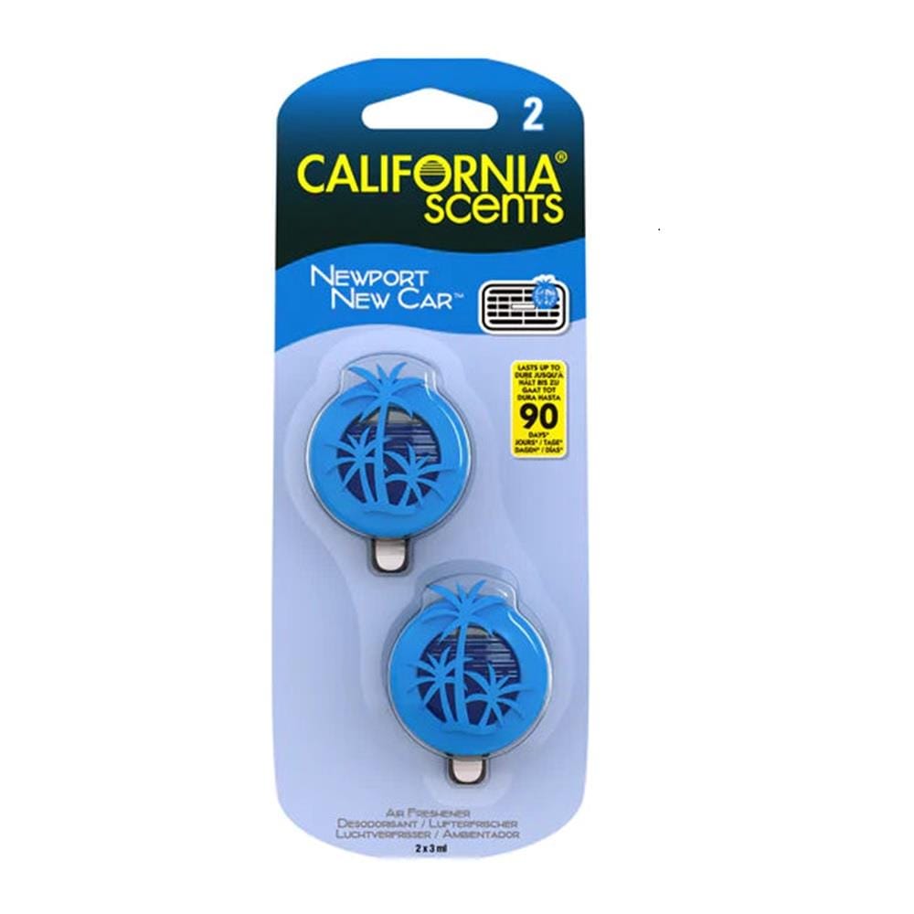 CALIFORNIA SCENTS MINI DIFFUSERS - NEWPORT NEW CAR (2's)