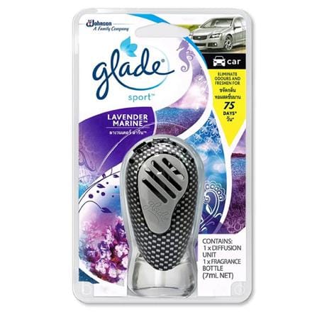GLADE SPORT CAR AIR FRESHENER 7ML LAVENDER MARINE